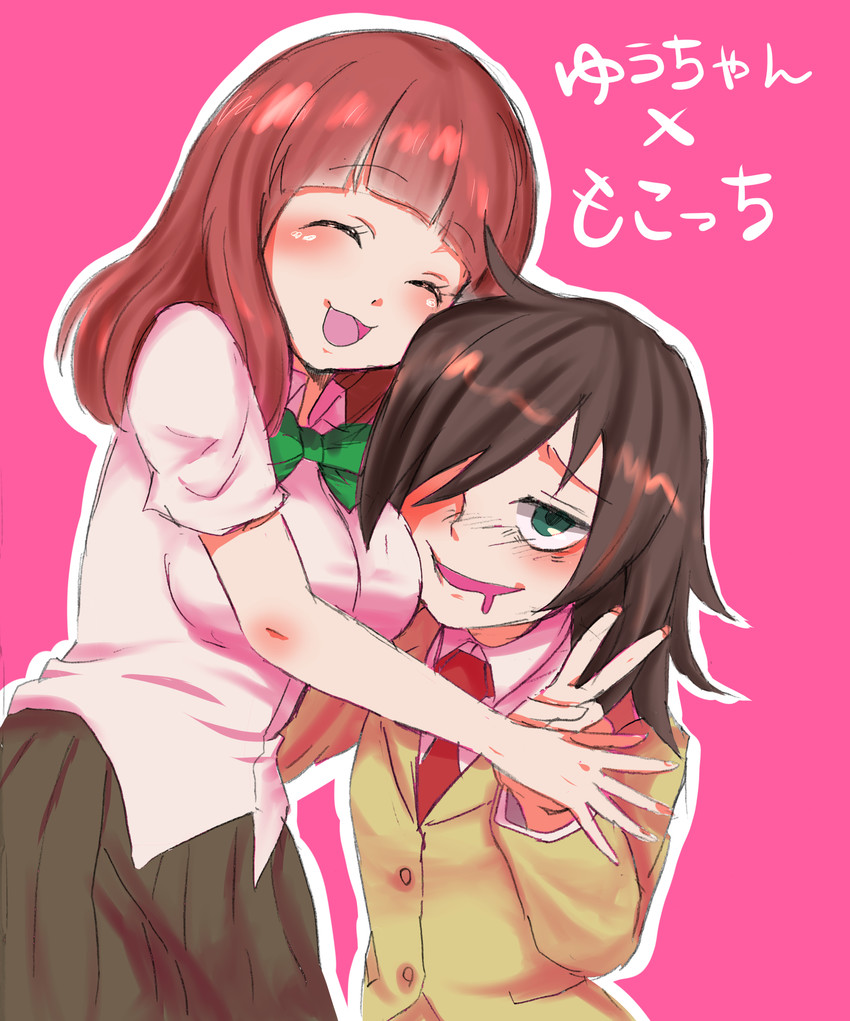kuroki tomoko and naruse yuu (watashi ga motenai no wa dou kangaetemo omaera ga warui!) drawn by dorei-chan