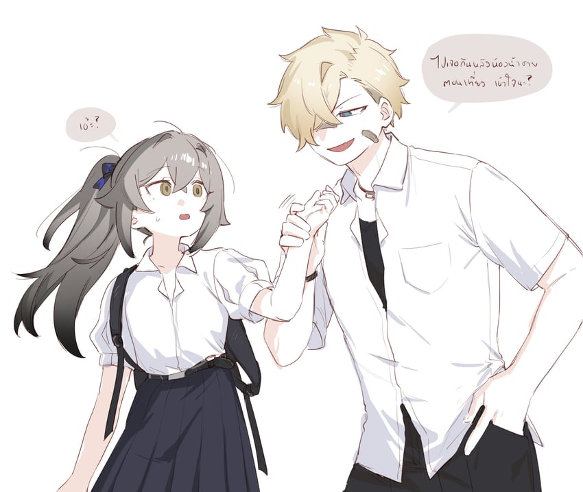 whitney and shoya (original and 1 more) drawn by kai_(drakkai10)