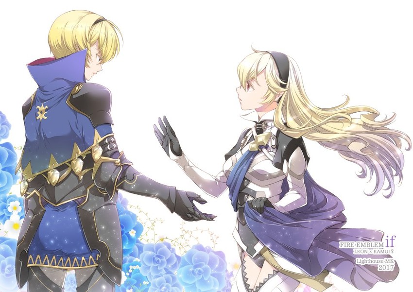 female corrin and leo (fire emblem and 1 more) drawn by kizuki_miki