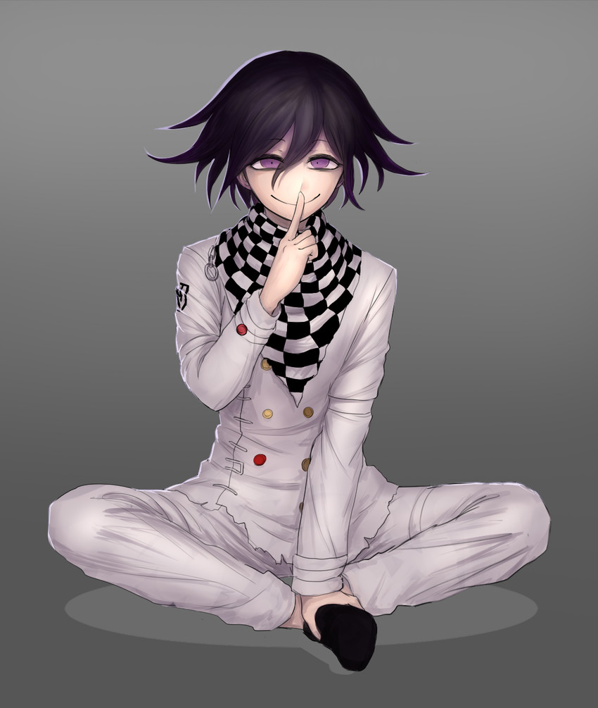 oma kokichi (danganronpa and 1 more) drawn by marimokkori