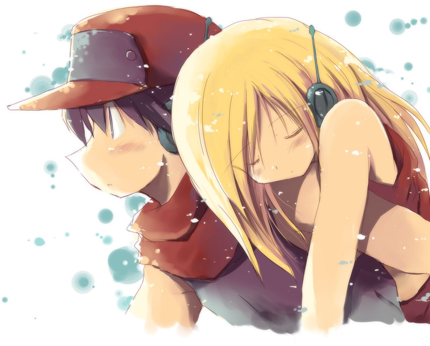 curly brace and quote (cave story) drawn by sakaki_(noi-gren)