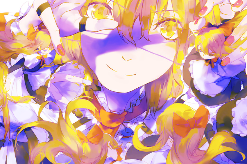 alice margatroid and shanghai doll (touhou) drawn by hyaku_nori
