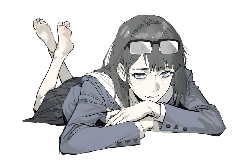 kanamori sayaka (eizouken ni wa te wo dasu na!) drawn by randomscribblas