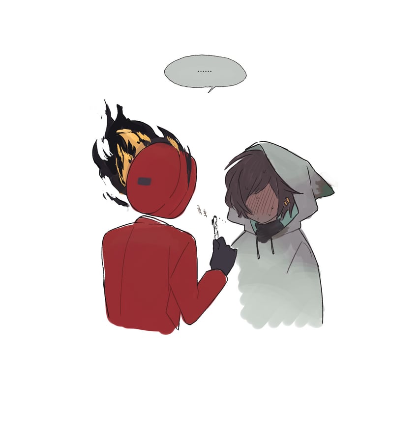 dante and outis (project moon and 1 more) drawn by yippee