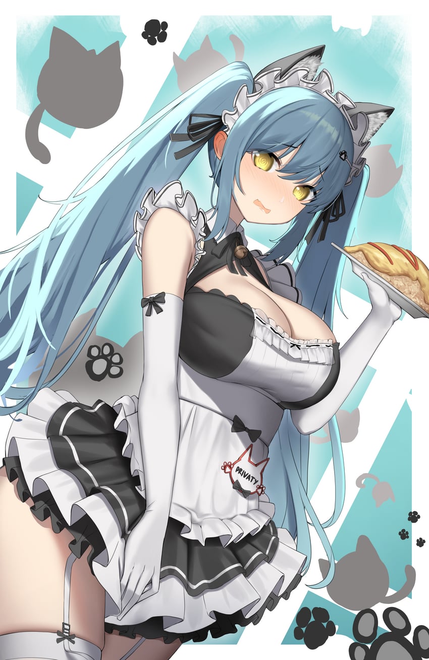 privaty (goddess of victory: nikke) drawn by negative_cha09