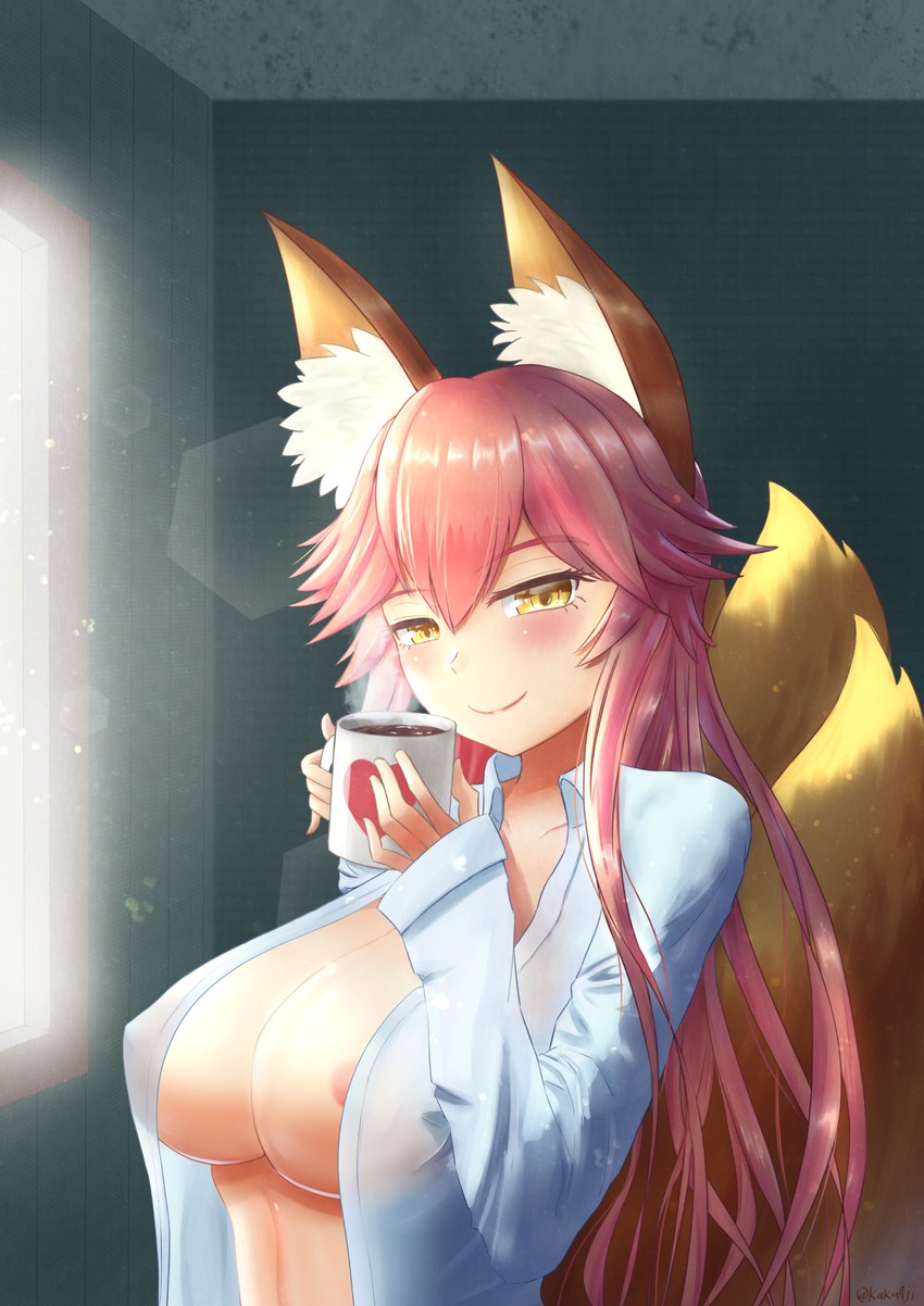 tamamo and tamamo no mae (fate and 3 more) drawn by kaku-c_aji