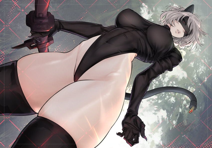 2b (nier and 1 more) drawn by gabriel_carrasquillo