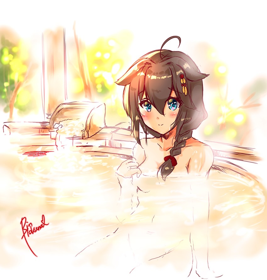 shigure and shigure kai ni (kantai collection) drawn by hokuna_rin