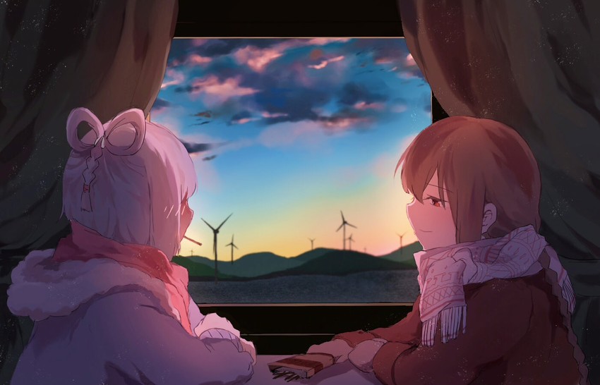 luo tianyi and yuezheng ling (vocaloid and 1 more) drawn by shintani