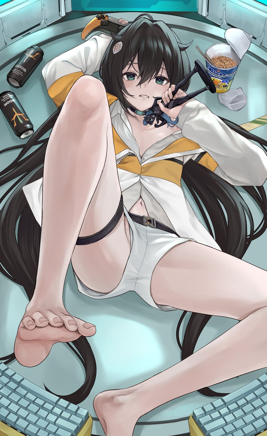 trony and black ark ranger (goddess of victory: nikke) drawn by nagato_tsumugu