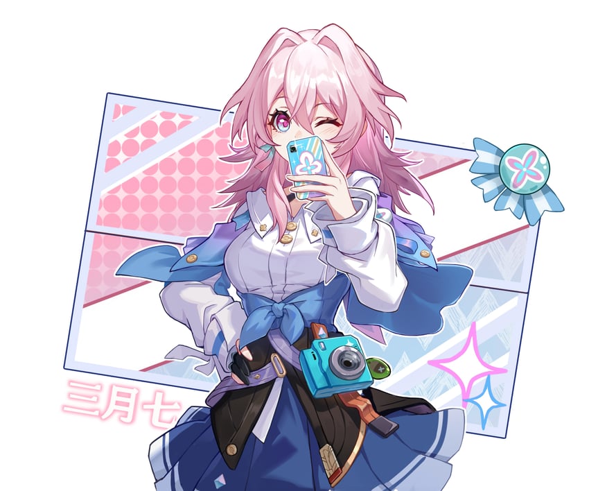 march 7th (honkai and 1 more) drawn by anjilu