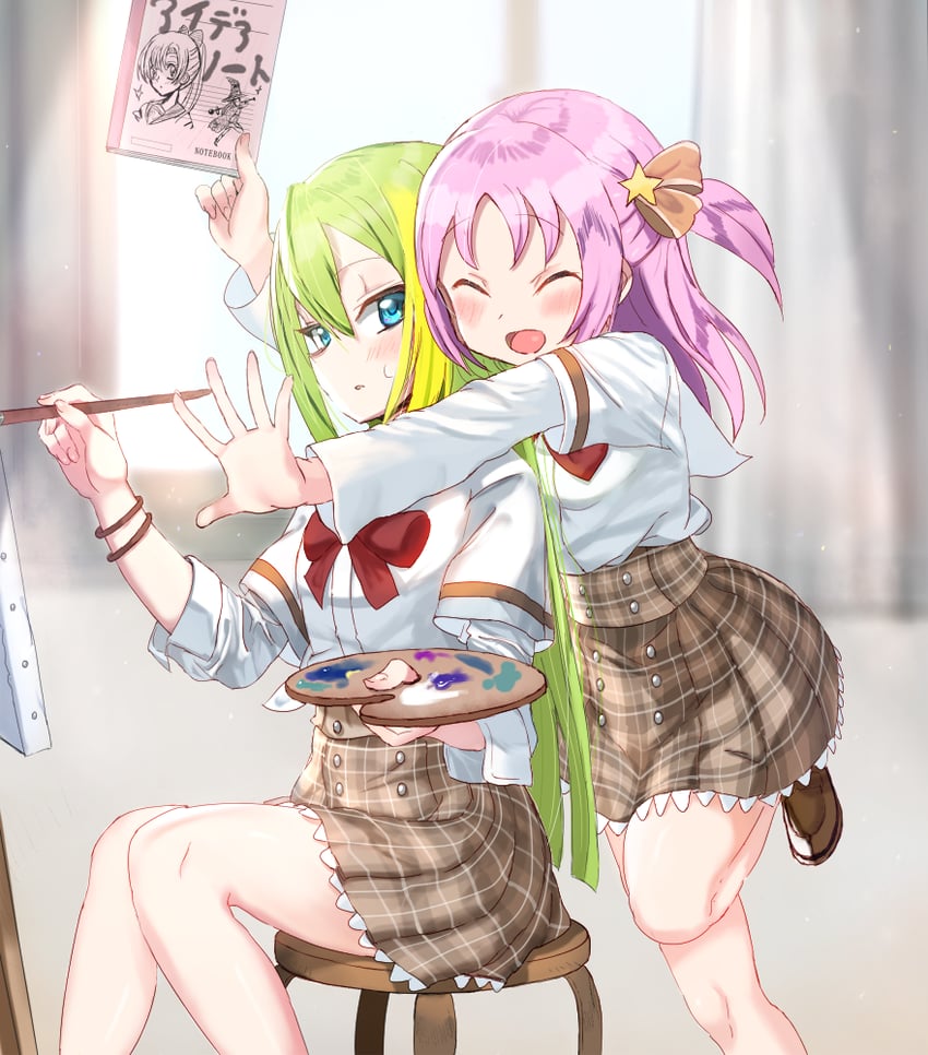 alina gray and misono karin (mahou shoujo madoka magica and 1 more) drawn by hitoshi_suda