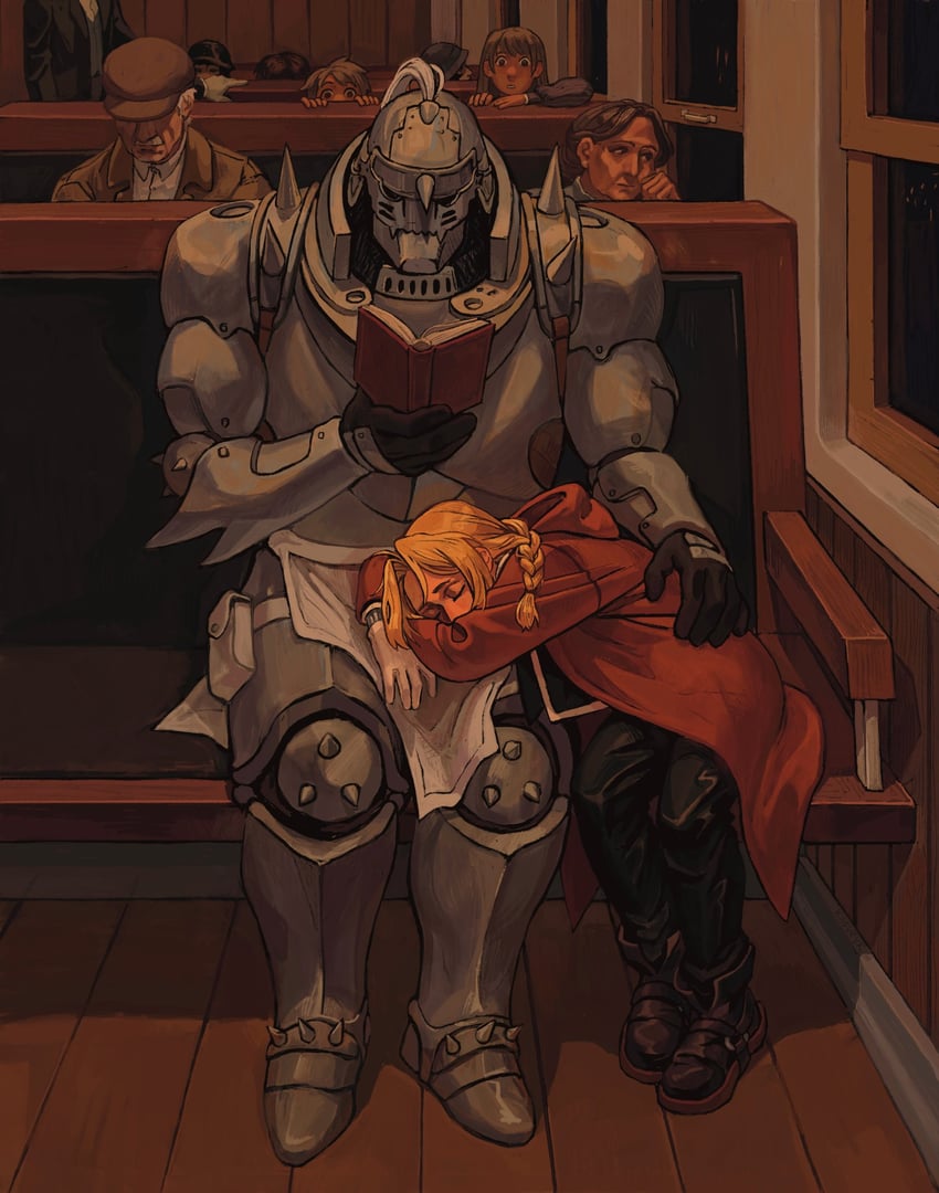 edward elric and alphonse elric (fullmetal alchemist) drawn by kasveyk