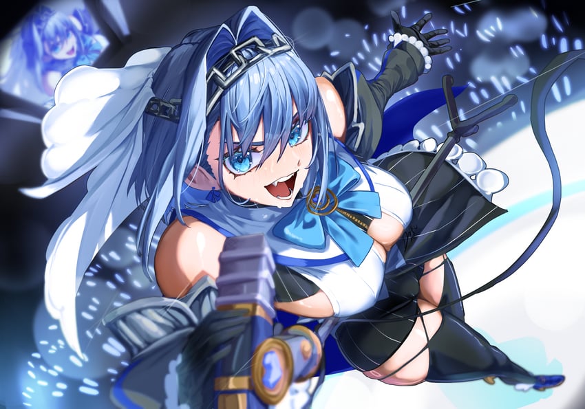 ouro kronii (hololive and 1 more) drawn by daaku_(koizumi_arata)