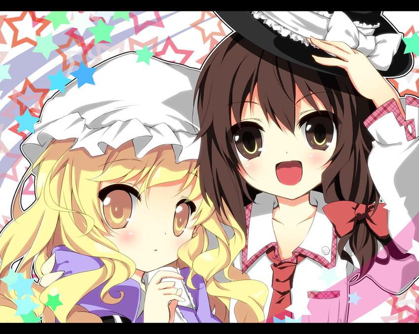 usami renko and maribel hearn (touhou) drawn by nanamomo_rio
