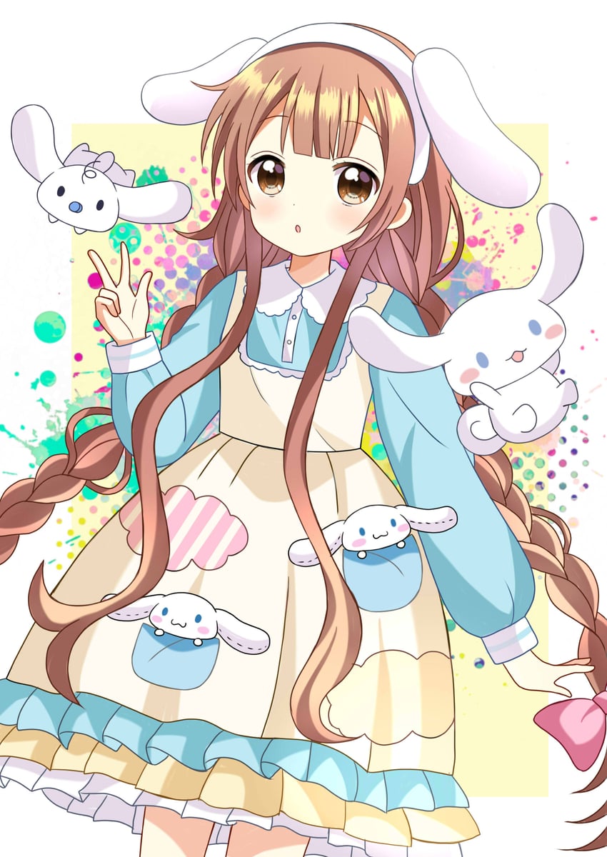 cinnamoroll, oomuro hanako, and milk (yuruyuri and 3 more) drawn by ryoutan