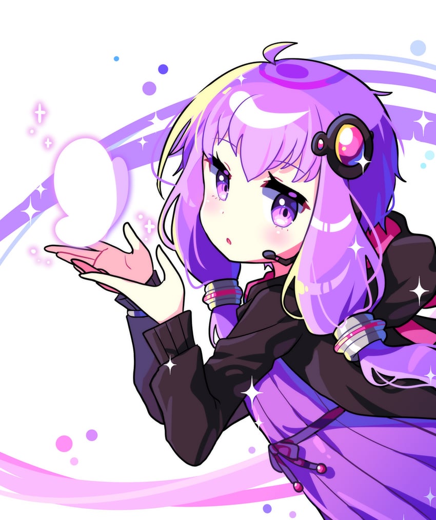 yuzuki yukari (vocaloid and 1 more) drawn by offbeat