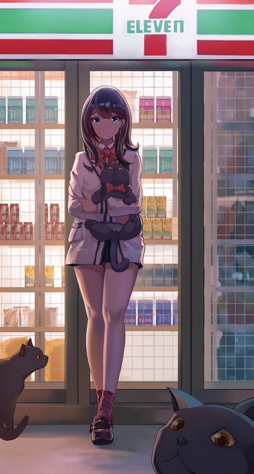 takarada rikka (gridman universe and 1 more) drawn by blackcat_enjia