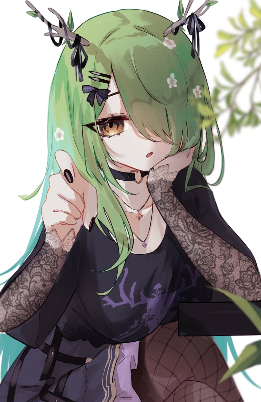 ceres fauna (hololive and 1 more) drawn by uve