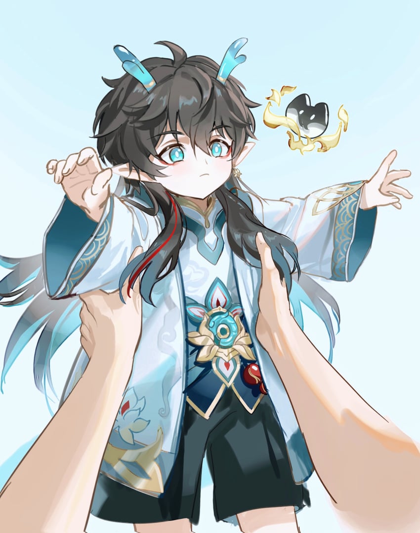 dan heng (honkai and 1 more) drawn by achyue