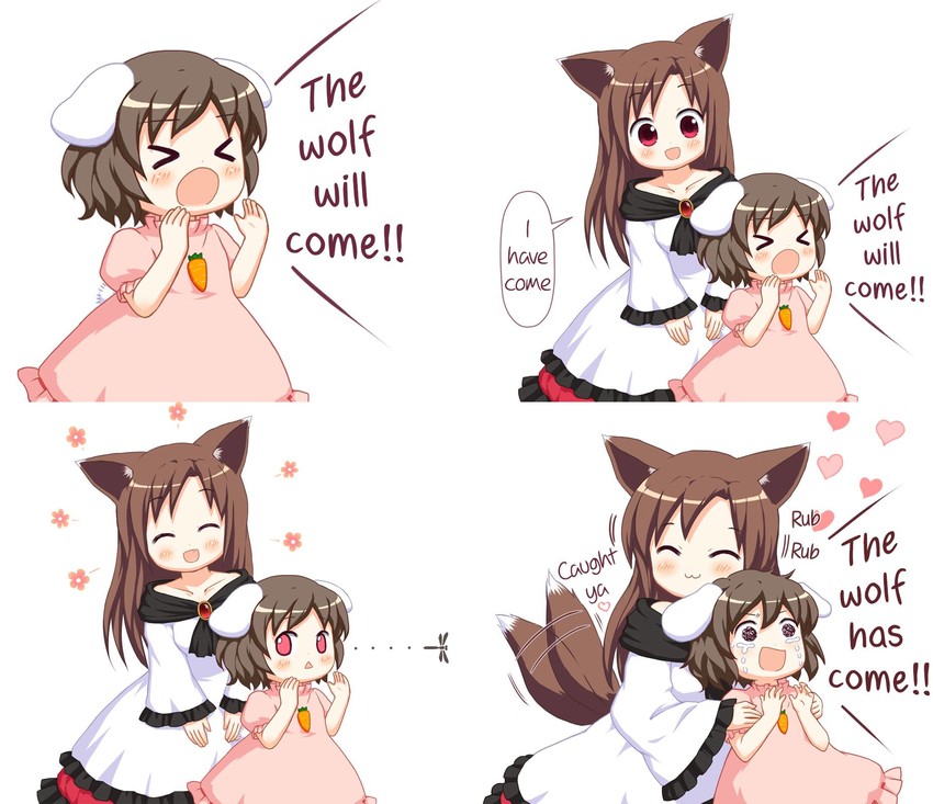 inaba tewi and imaizumi kagerou (touhou and 1 more) drawn by bebeneko