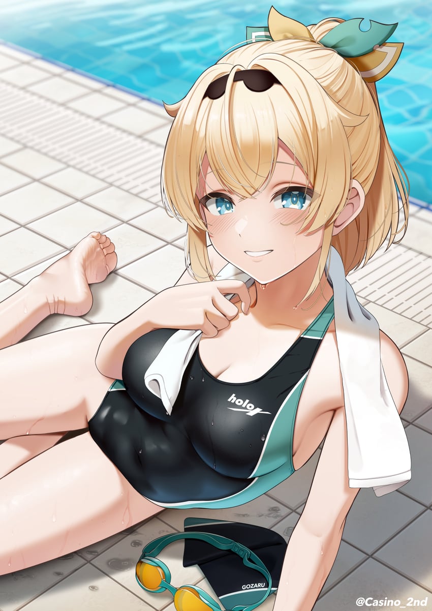 kazama iroha (hololive) drawn by casino_(casinoep)