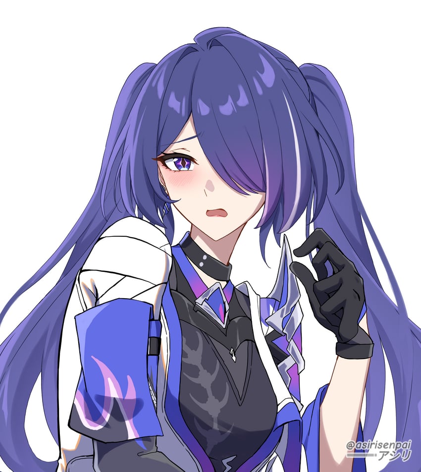 acheron (honkai and 1 more) drawn by asiri_senpai