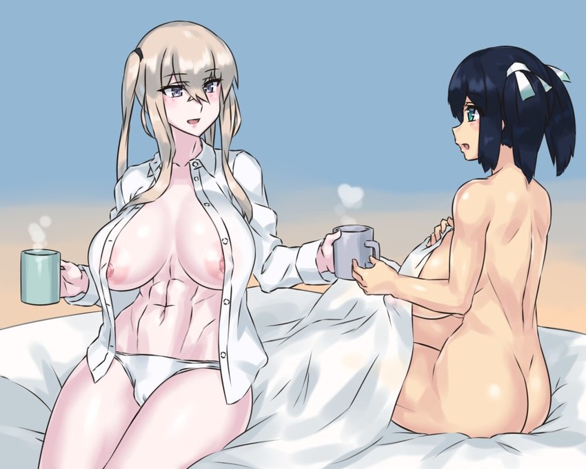 souryuu and graf zeppelin (kantai collection) drawn by mizuumi_(bb)