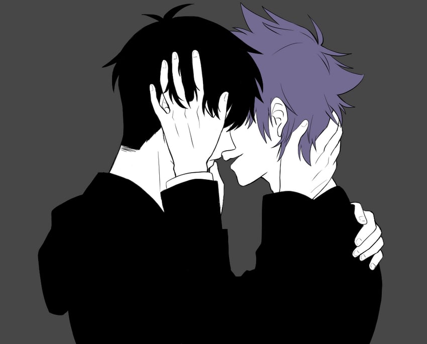 sung jin-woo and kang tae-shik (solo leveling) drawn by na2tu7