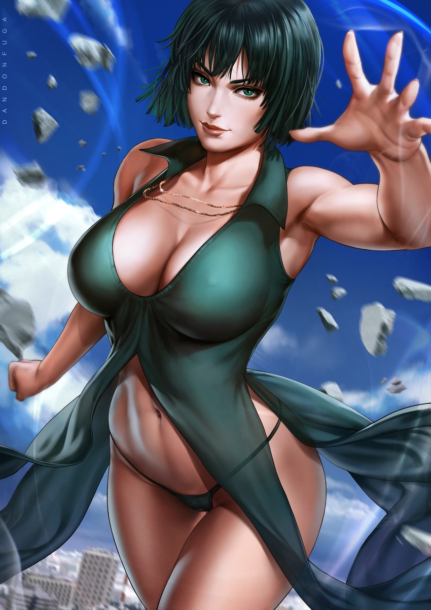 fubuki (one-punch man) drawn by dandon_fuga