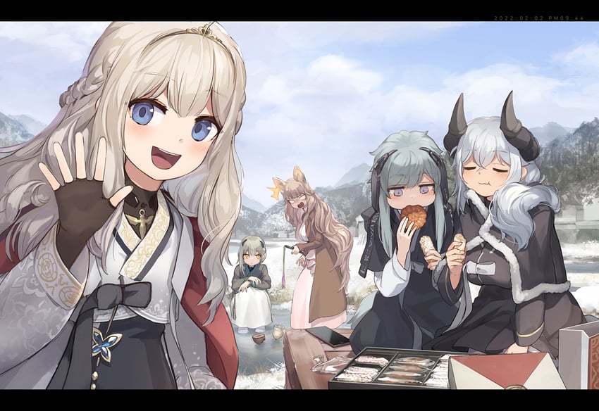 dioreta, asta, alkire, rancesca, and 51-sk8 (original) drawn by asicah