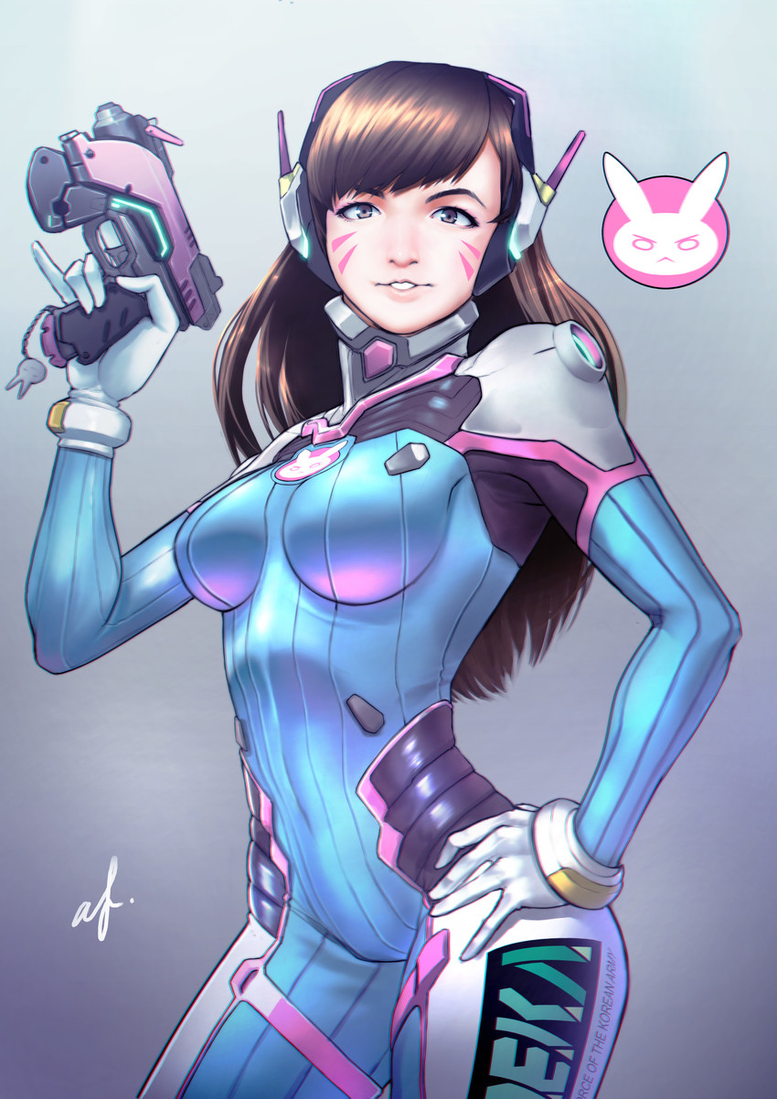 d.va (overwatch and 1 more) drawn by ahmad_fuad_ahiari