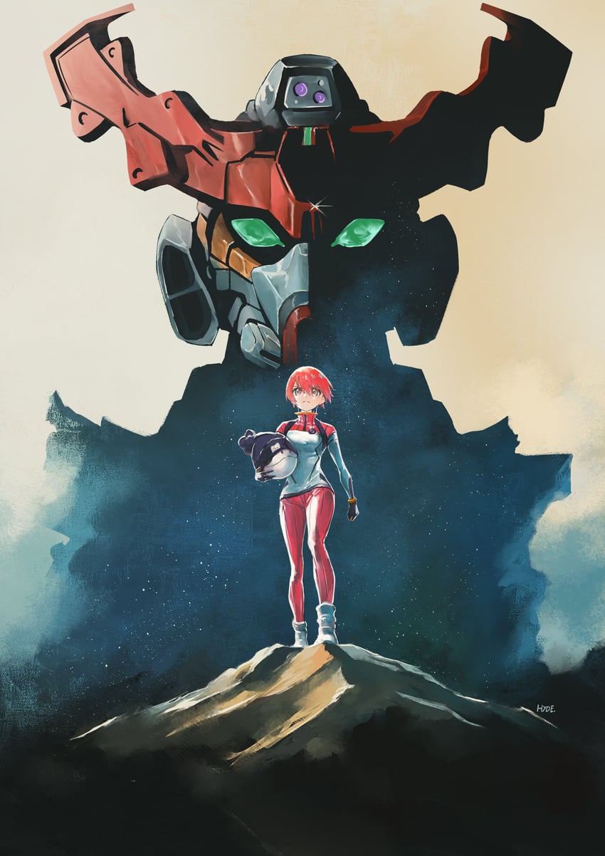 amate yuzuriha, haro, and gquuuuuux (gundam and 2 more) drawn by hyde_(tabakko)