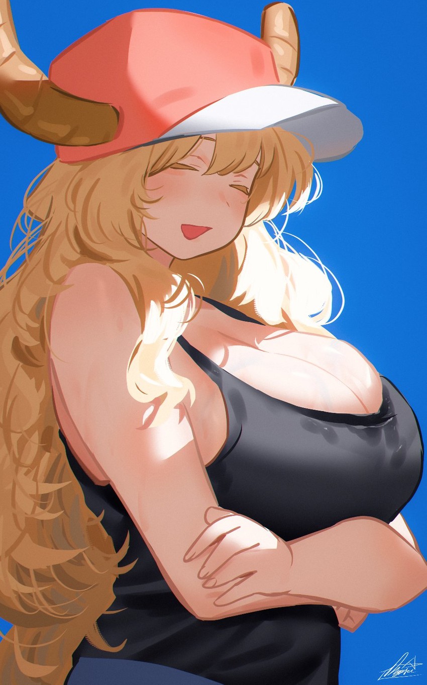 lucoa (kobayashi-san chi no maidragon) drawn by ryusei_hashida