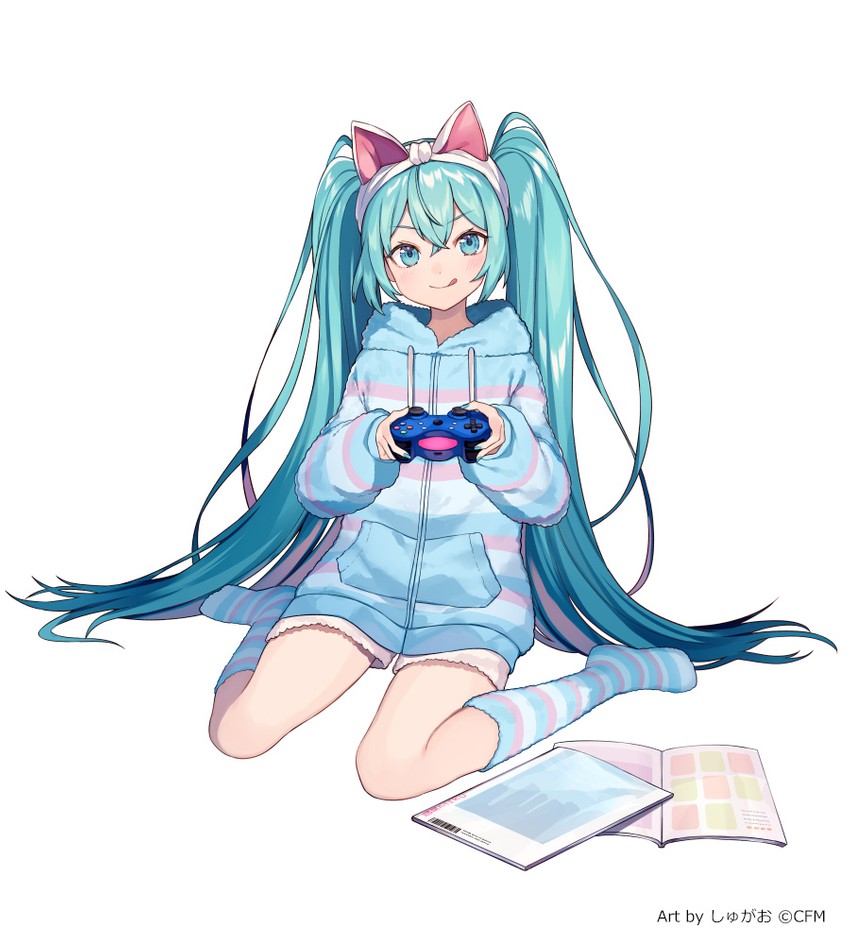 hatsune miku (vocaloid) drawn by shugao