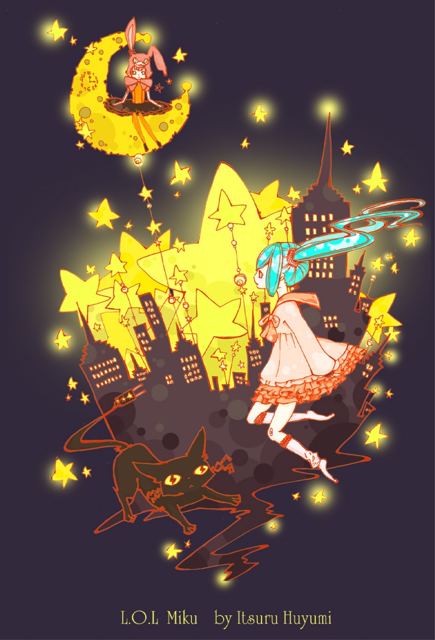 hatsune miku (vocaloid and 1 more) drawn by itsuru96