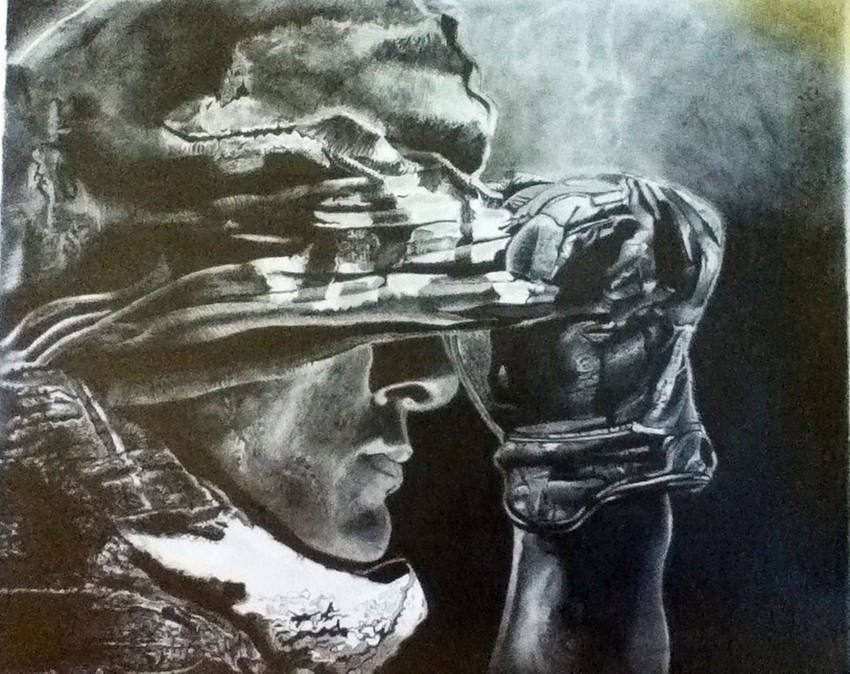 call of duty and 1 more drawn by macabellisus