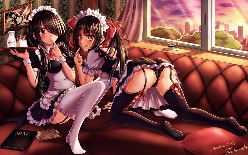 tokisaki kurumi (date a live) drawn by tsubasaki