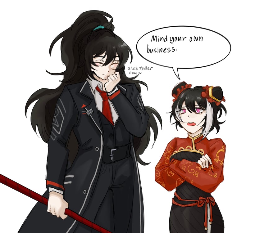 hong lu and jia xichun (project moon and 1 more) drawn by tsuyomii1