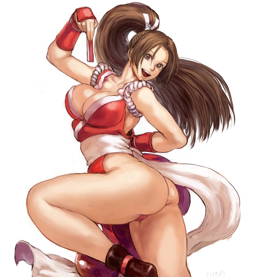 shiranui mai (the king of fighters and 1 more) drawn by shu-mai