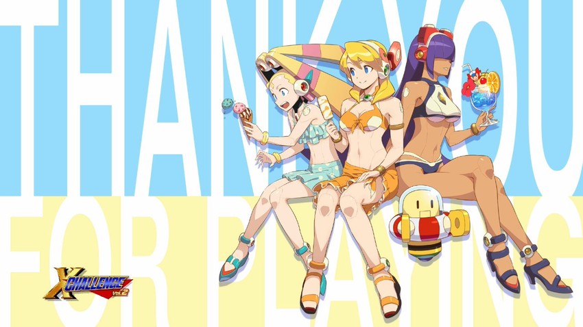 zero, alia, layer, and pallette (mega man and 1 more)
