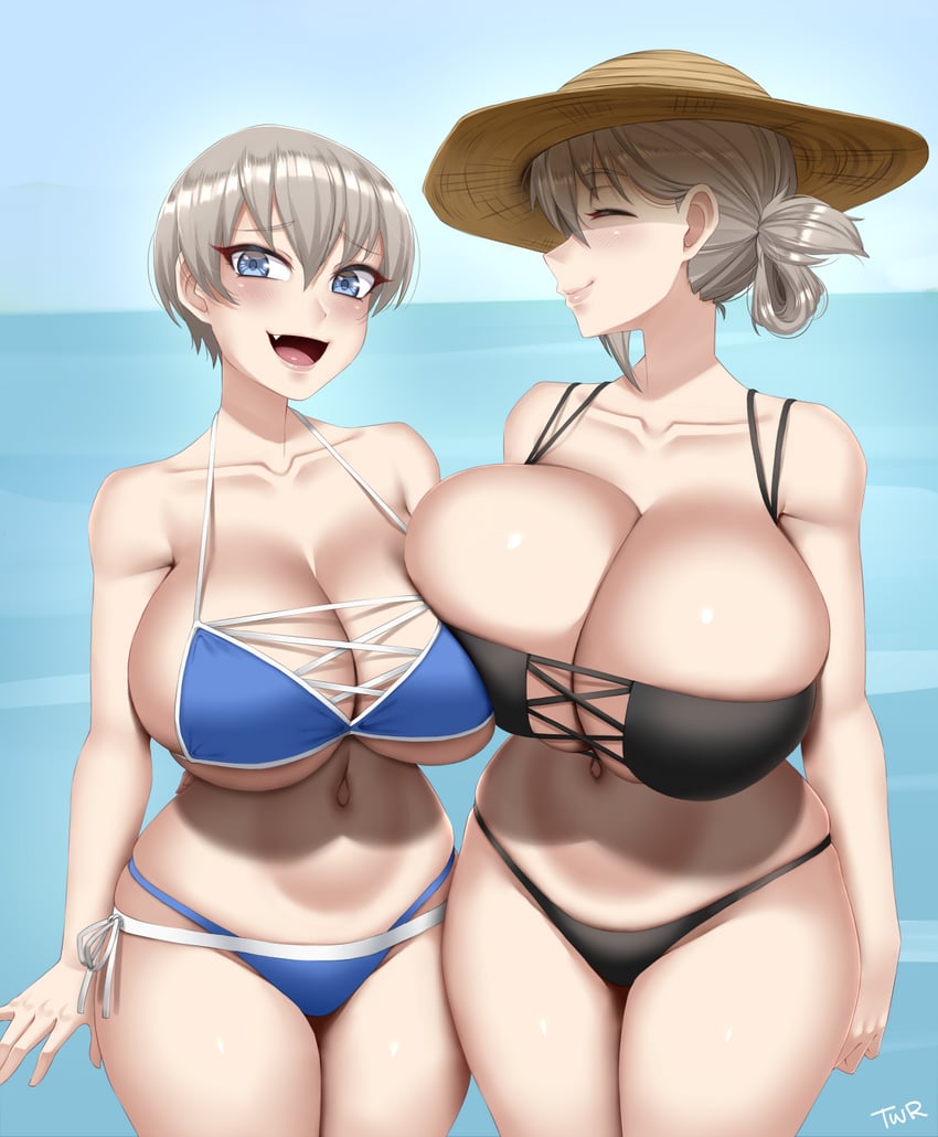 uzaki hana and uzaki tsuki (uzaki-chan wa asobitai!) drawn by twrlare
