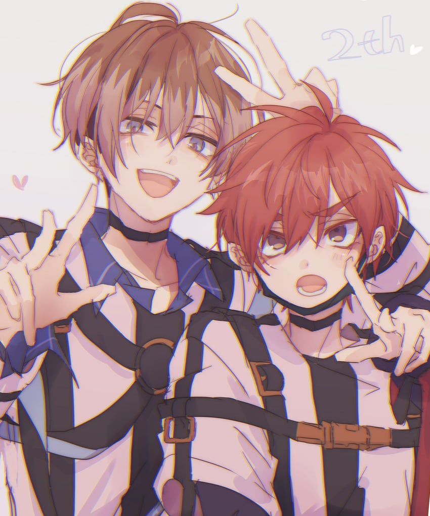 kajiyama fuuta and kayano mikoto (milgram) drawn by kao_ru05