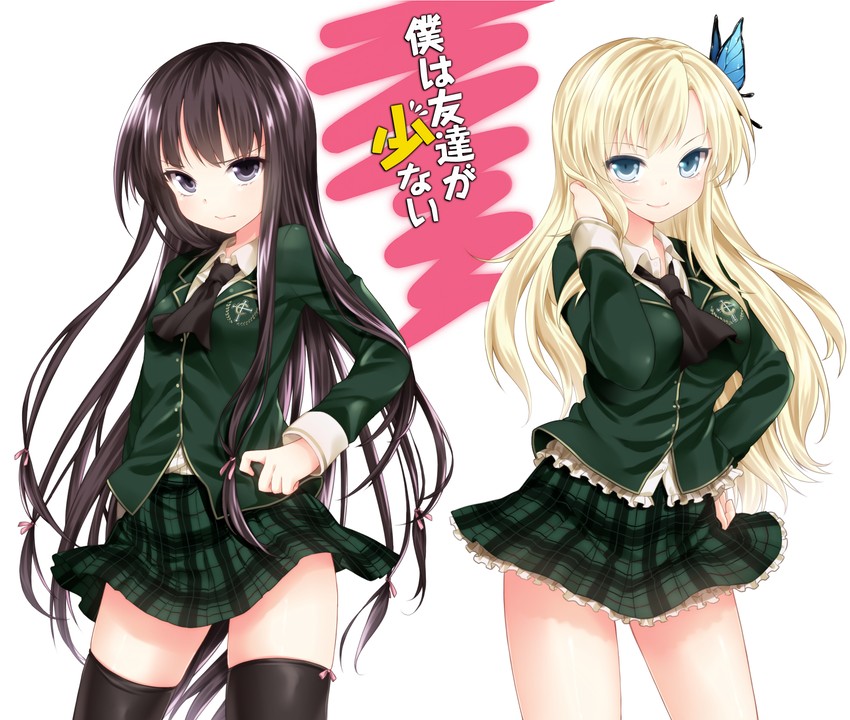 kashiwazaki sena and mikazuki yozora (boku wa tomodachi ga sukunai) drawn by etou_(cherry7)