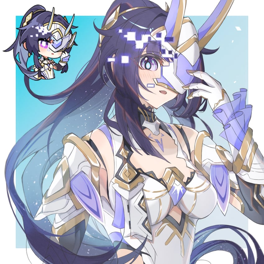 raiden mei (honkai and 1 more) drawn by niwa_x_4_torigairu