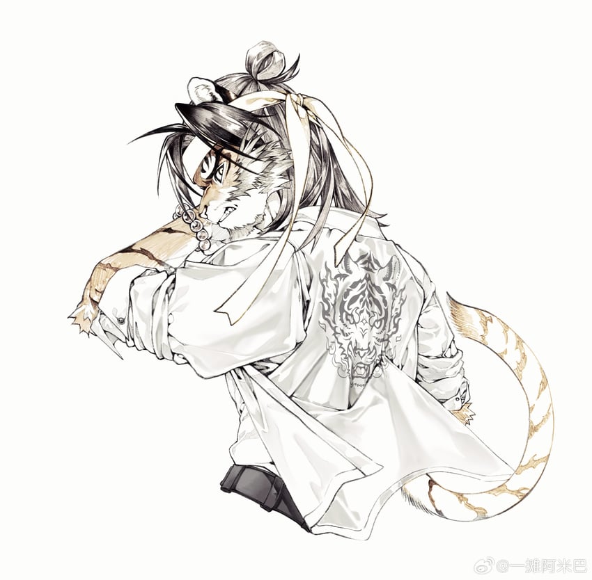 huai tianpei (arknights) drawn by yi_tan_a_mi_ba