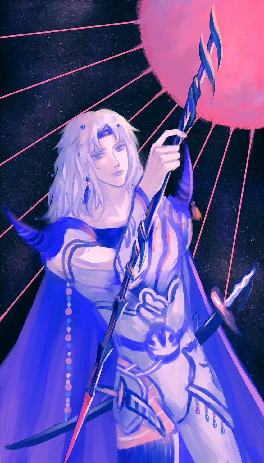 paladin and cecil harvey (final fantasy and 1 more) drawn by faniod