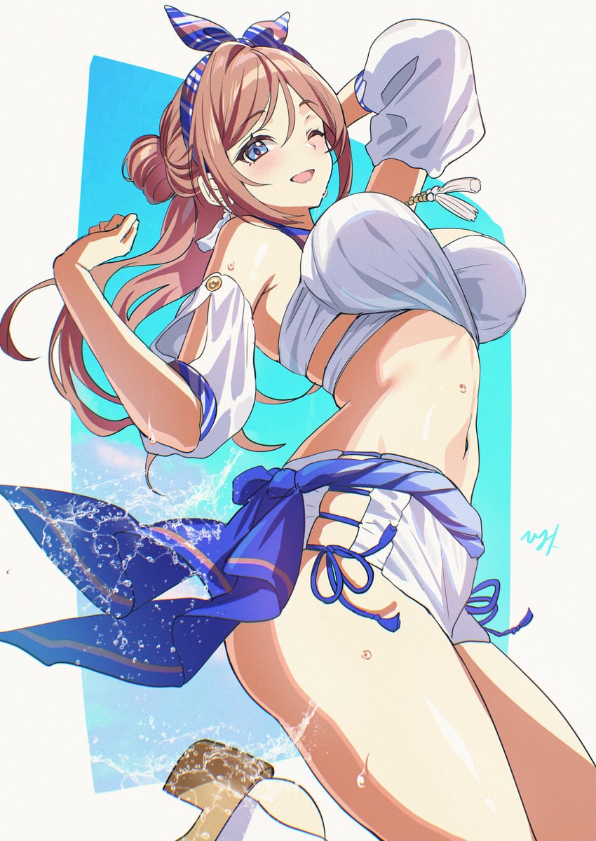 himesaki rinami (idolmaster and 1 more) drawn by hitomin_(ksws7544)
