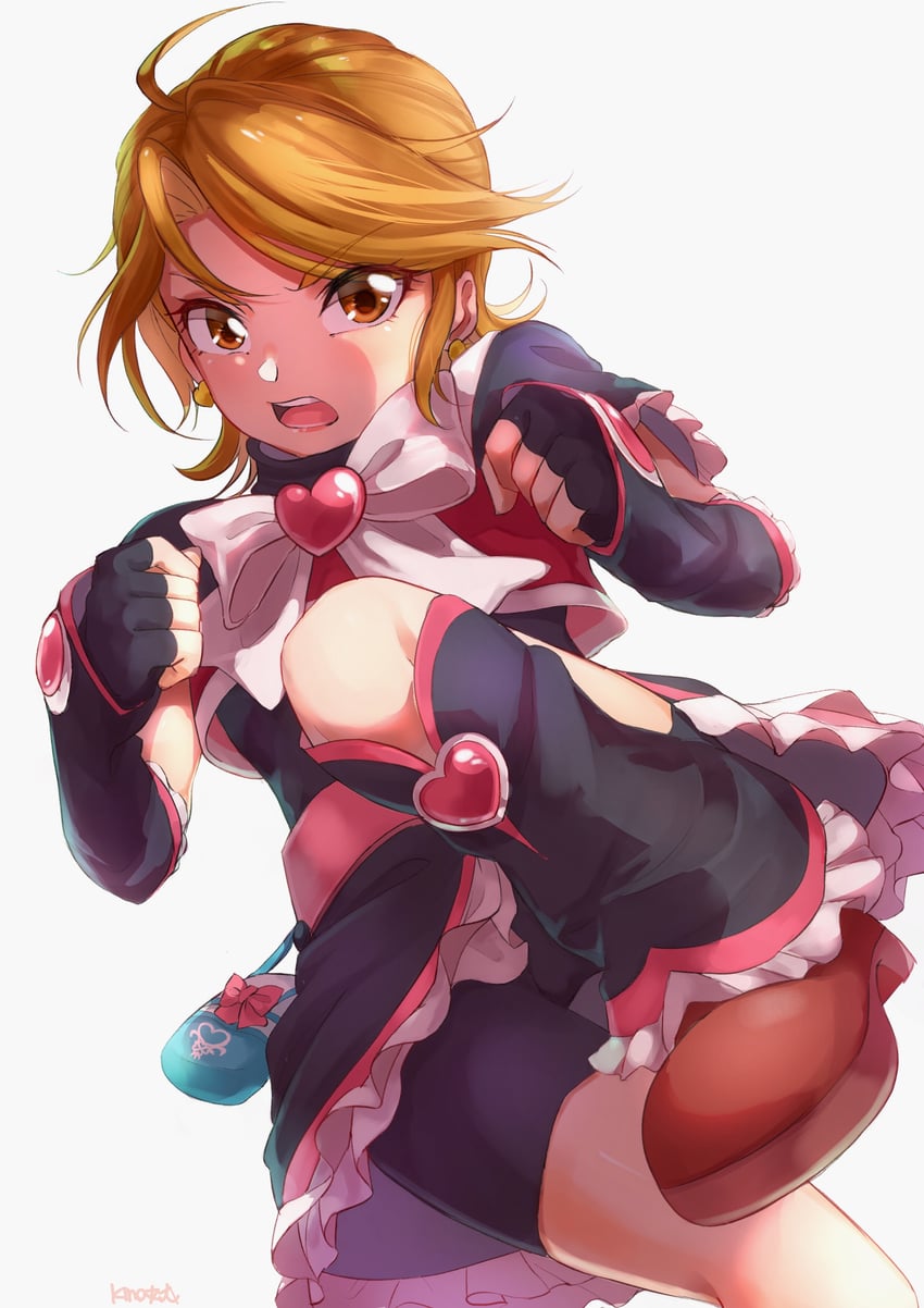 misumi nagisa and cure black (precure and 2 more) drawn by kino-maru_inu
