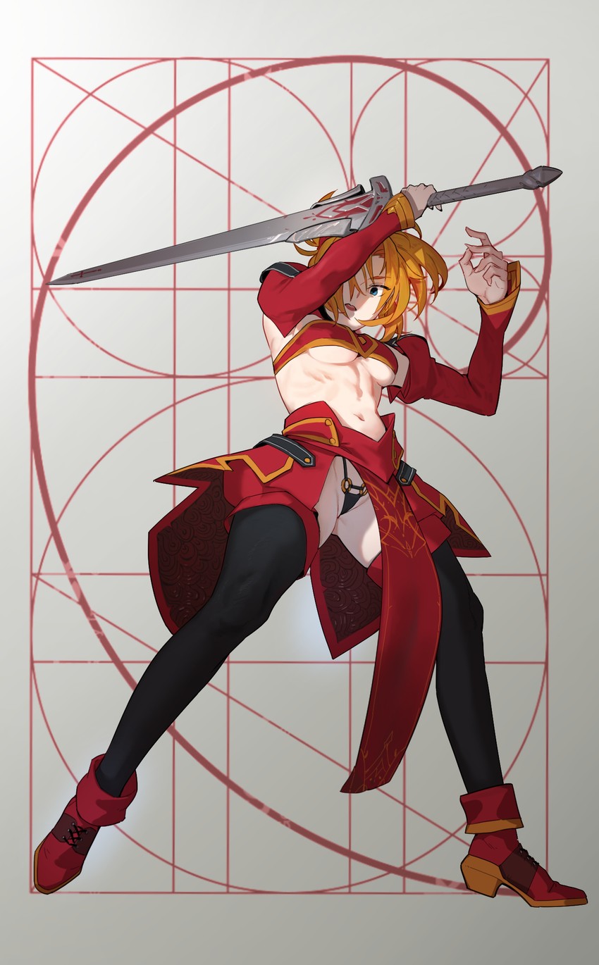 mordred (fate and 1 more) drawn by hong_doo